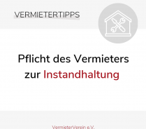 Verpflichtung des Mieters zur Instandhaltung und -setzung der Mietsache